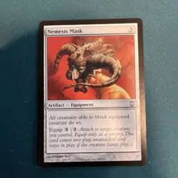 MTG Nemesis Mask Darksteel Regular NM - Image 1