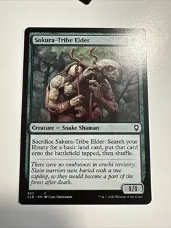 MTG Magic: The Gathering Sakura-Tribe Elder CLB Baldur's Gate NM! - Image 1
