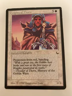 MTG LP Knights of Thorn The Dark Free Shipping In The US With Tracking - Image 1