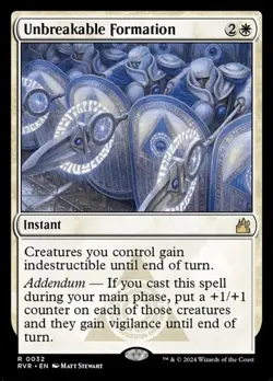 Unbreakable Formation - Foil RVR NM MTG - Image 1