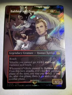 Balthier and Fran - Surge Foil - Borderless - MTG FINAL FANTASY - RareCo - Image 2