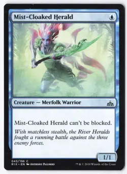 Mist-Cloaked Herald C Rivals of Ixalan 43 LP - Image 1