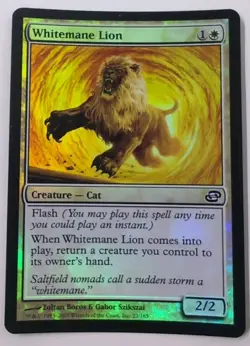 MTG Whitemane Lion FOIL Mint Unplayed Planar Chaos Magic The Gathering - Image 1