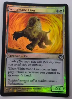 MTG Whitemane Lion FOIL Mint Unplayed Planar Chaos Magic The Gathering - Image 2