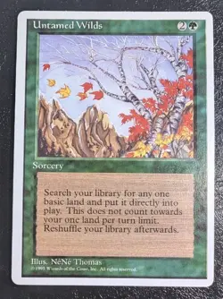 MTG Alternate 4th Fourth Edition Untamed Wilds Magic The Gathering Mint Unplayed - Image 1