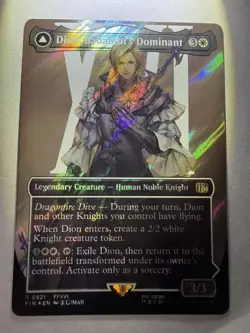 Dion, Bahamut's Dominant - Surge Foil - Borderless - MTG FINAL FANTASY - RareCo - Image 3
