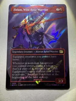 Firion, Wild Rose Warrior (Borderless) (Surge Foil) Final Fantasy Foil - Image 1