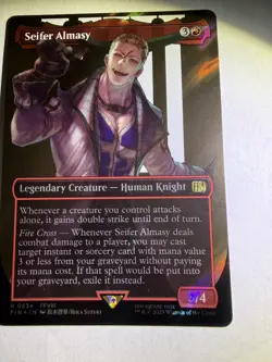 Magic The Gathering Final Fantasy Surge Foil Seifer Almasy #0534 - Image 2