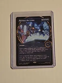 Showcase REENACT THE CRIME mtg NM-M Murders at Karlov Manor Rare - Image 1