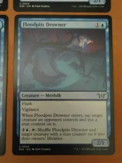 4x Floodpits Drowner **NEAR MINT** **UNPLAYED** MTG - Image 4