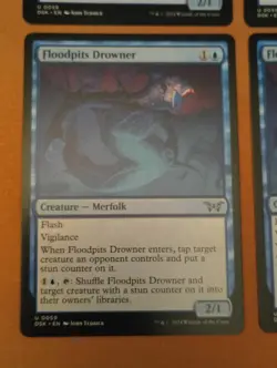 4x Floodpits Drowner **NEAR MINT** **UNPLAYED** MTG - Image 5