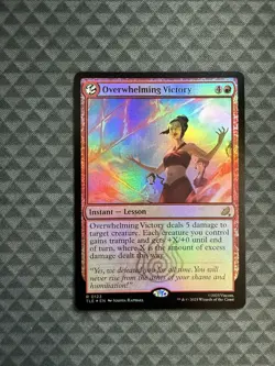 MTG Overwhelming Victory #0123 Foil Rare Avatar: The Last Airbender: E-L (TLE) - Image 1