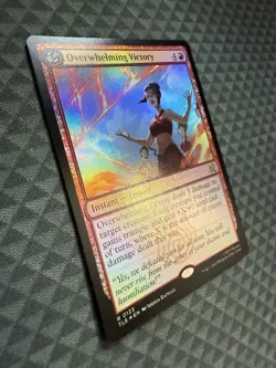 MTG Overwhelming Victory #0123 Foil Rare Avatar: The Last Airbender: E-L (TLE) - Image 2