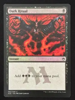 1x MTG Dark Ritual - Masters 25 (A25) #82 - Magic the Gathering - Image 1