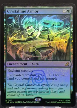 Crystalline Armor #137 Avatar: The Last Airbender Foil Rare - Image 1
