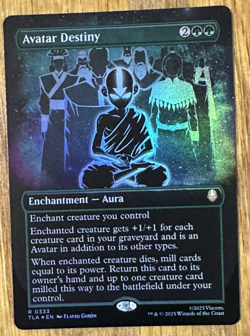MTG Avatar: The Last Airbender, Avatar Destiny - Borderless Foil - Image 1