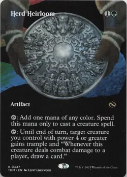 Herd Heirloom (Borderless) R Tarkir: Dragonstorm 347 LP-NM MTG - Image 1