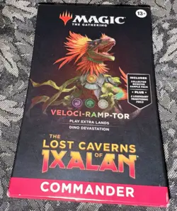 MTG Lost Caverns of Ixalan Veloci-Ramp-Tor Commander Deck Velociramptor Sealed - Image 1