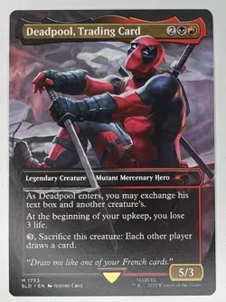 Deadpool, Trading Card M Secret Lair Drop Series 1753 NM - Image 1