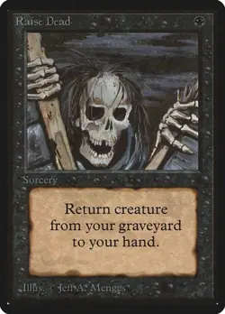 Raise Dead Limited Edition Beta LP MTG - Image 1