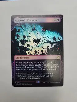 MTG - Oversold Cemetery Foil Enchanting Tales Rare #0033 - Image 1