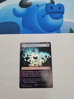 MTG - Oversold Cemetery Foil Enchanting Tales Rare #0033 - Image 2