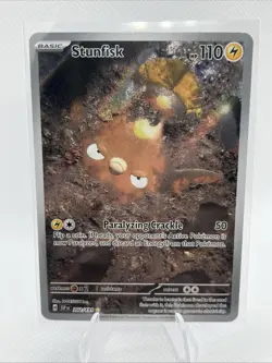 Pokemon TCG Stunfisk 202/191 Surging Sparks Full Art *MINT* - Image 1