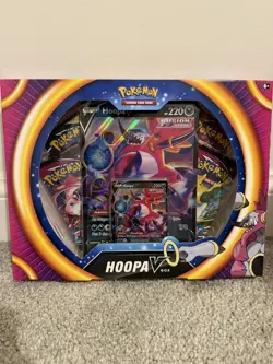 Pokemon Hoopa V Box | 1x Evolving Skies 2x Fusion Strike 1x VV (SEALED) - Image 1