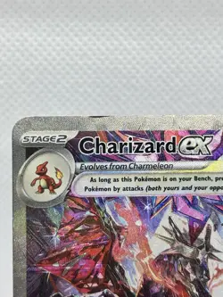 Pokemon TCG Charizard EX Paldean Fates Sir 234/091 LP-MP - Will Not PSA 10 - Image 2
