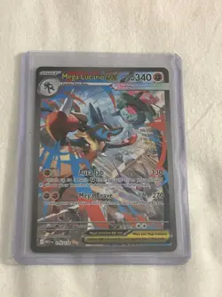 Mega Lucario ex 179/132 - Pokemon TCG Mega Evolution Holo SIR Pos. PSA 10 Fresh - Image 1