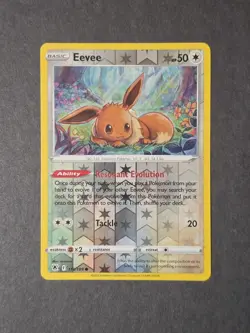 Reverse Holo Eevee #119/189 Common SWSH10: Astral Radiance Pokemon - Image 1