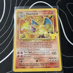 Pokemon TCG WOTC 1999 Base Set CHARIZARD 4/102 Holo Rare Unlimited Holographic! - Image 1