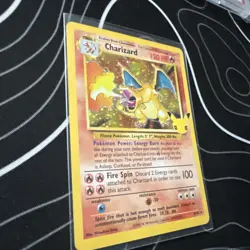 Pokemon TCG WOTC 1999 Base Set CHARIZARD 4/102 Holo Rare Unlimited Holographic! - Image 4