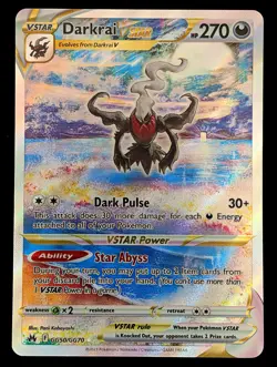 Darkrai VSTAR (GG50/GG70) Crown Zenith: Galarian Gallery Pokemon NM - Image 1