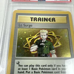 HOLO Giovanni, 1st Edition Pokemon Gym Challenge 2000, PSA 7 18/132 With Swirl - Image 4