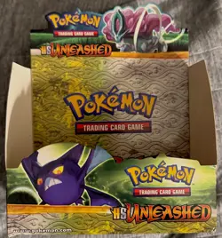 POKEMON : HEART GOLD SOUL SILVER UNLEASHED EMPTY DISPLAY BOX TCG 2010 - Image 1