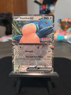 Snorlax ex 076/131 Prismatic Evolutions Stamp Special Collection Promo Pokemon - Image 1