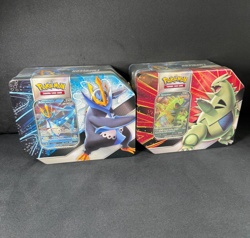 Pokemon Empoleon V & Tyranitar V Tins (2 Tins) Factory Sealed Evolving Skies TCG - Image 1