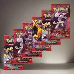 6 x Pokemon Destined Rivals Booster Packs 2025 Scarlet & Violet - Image 1