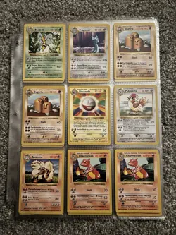 1999 Pokemon Base Set Shadowless Near Complete Non-Holo Set - Image 1