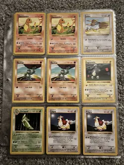1999 Pokemon Base Set Shadowless Near Complete Non-Holo Set - Image 4