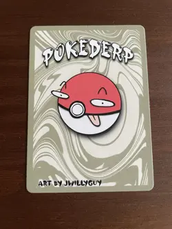 Quack (Psyduck) Breakout 6/8 - 1st Edition Pokederp Pokemon Fan Art Holo - NM - Image 2