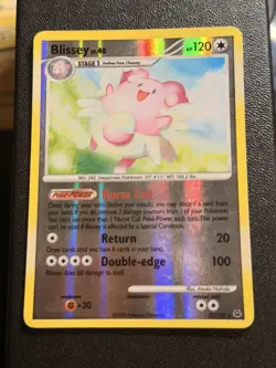 BLISSEY 2009 POKEMON PLATINUM BASE SET RARE REVERSE HOLO 22/127 LP TO MP - Image 1