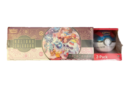 POKEMON HOLIDAY ADVENT CALENDAR COSTCO BUNDLE & 1 ULTER POKEBALL FACTORY SEALED - Image 1