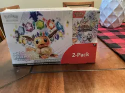 Pokemon TCG Prismatic Evolutions ETB with Booster Bundle Costco 2-Pack Sealed - Image 1