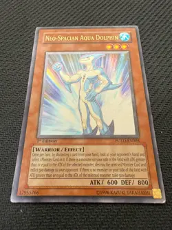 Neo-Spacian Aqua Dolphin (UTR) 1st Edition Ultimate Rare POTD-EN003 Yu-Gi-Oh! - Image 1