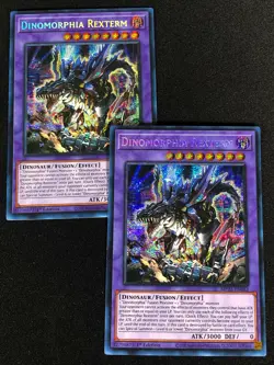 Yugioh Dinomorphia rexterm MP23-EN082 1ST Secret X2 (NM) - Image 1