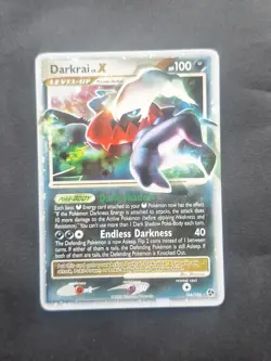 Pokemon TCG Darkrai LV.X Holo Rare Card 104/106 Great Encounters Series - Image 1