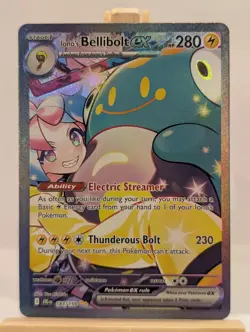Custom Fan Art Iono's Bellibolt EX High Quality Custom Card Foil Finish - Image 1