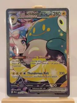 Custom Fan Art Iono's Bellibolt EX High Quality Custom Card Foil Finish - Image 2